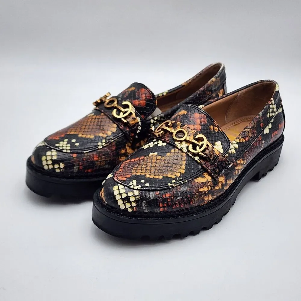 Sam Edelman Women's Circus Deana Slip-On Loafer Black,‎ Size 7M See Photos